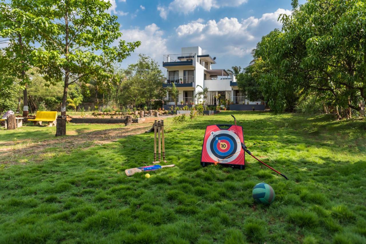 Saffronstays Lakeview Nivara - Farm Stay Villa With Private Pool Near Pune Ngoại thất bức ảnh
