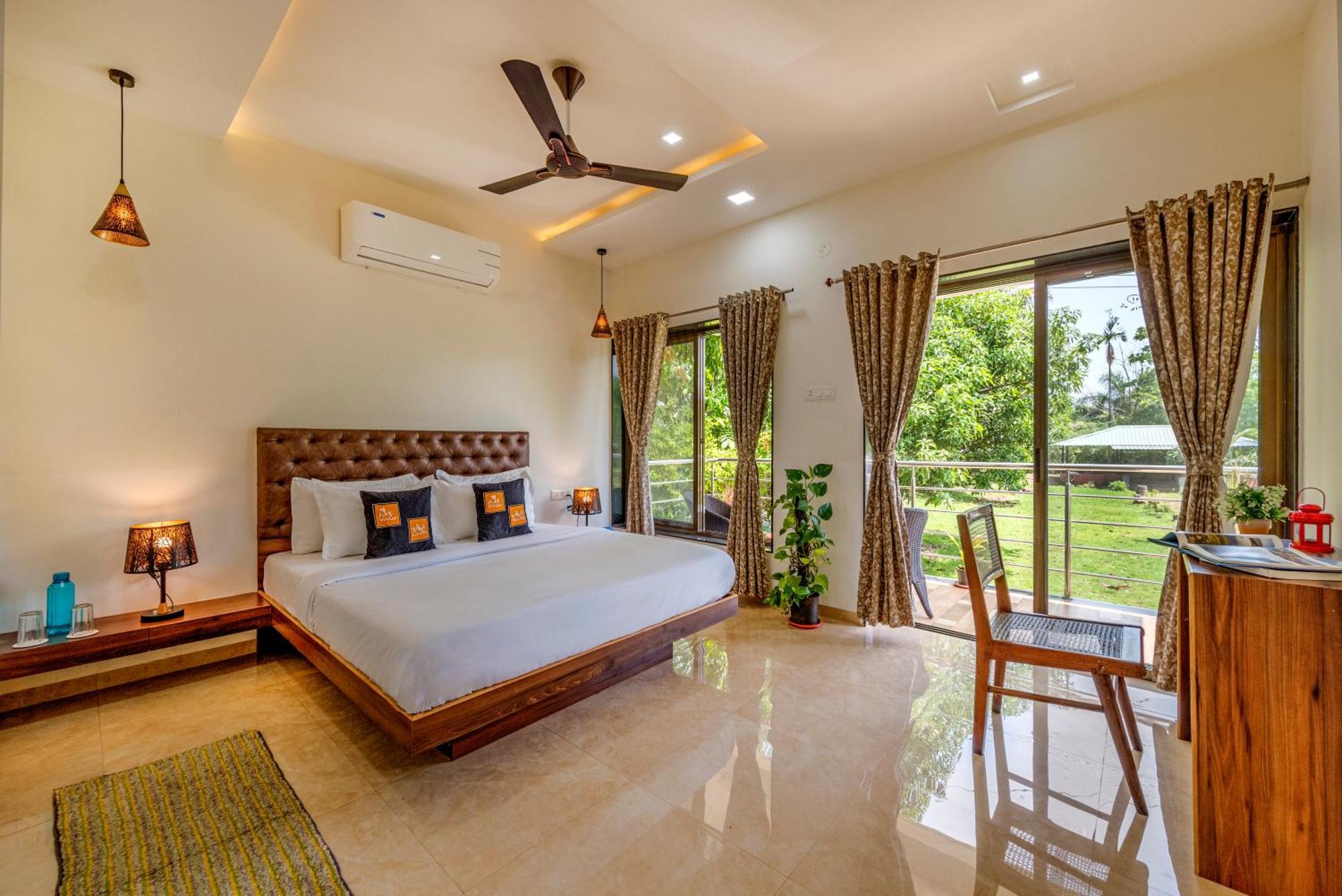Saffronstays Lakeview Nivara - Farm Stay Villa With Private Pool Near Pune Ngoại thất bức ảnh