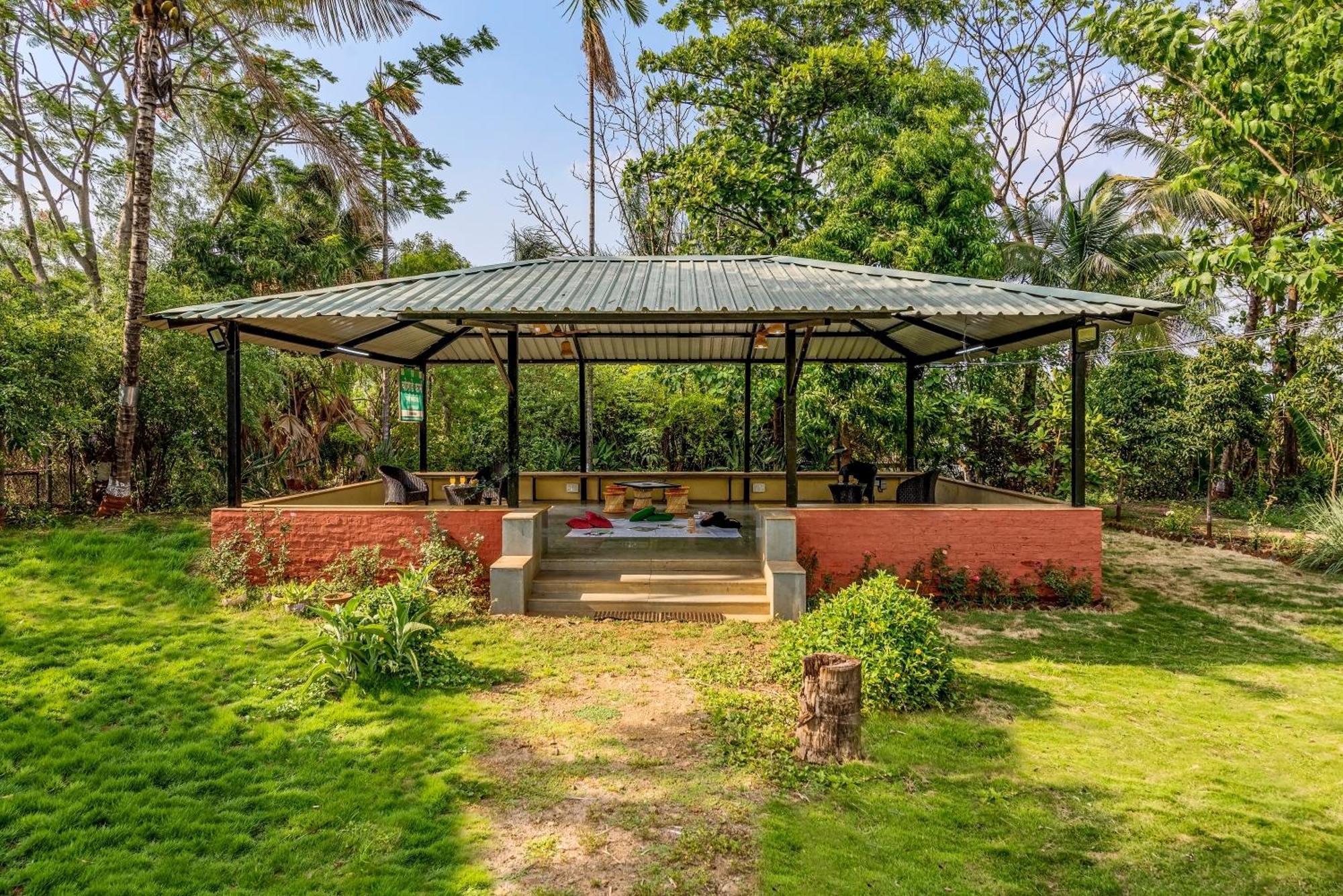Saffronstays Lakeview Nivara - Farm Stay Villa With Private Pool Near Pune Ngoại thất bức ảnh